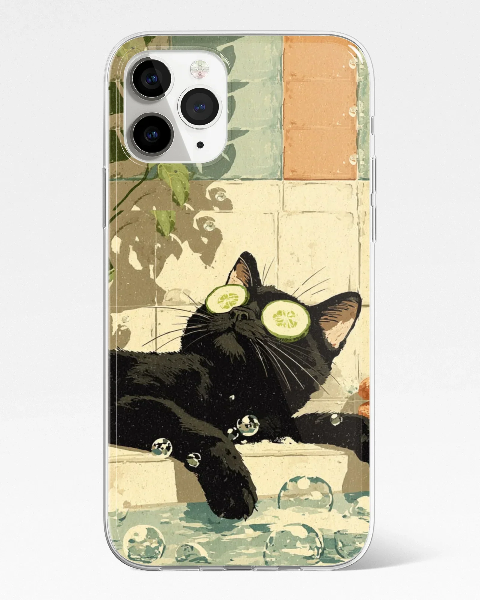 Spa Day Kitty Phone Cover