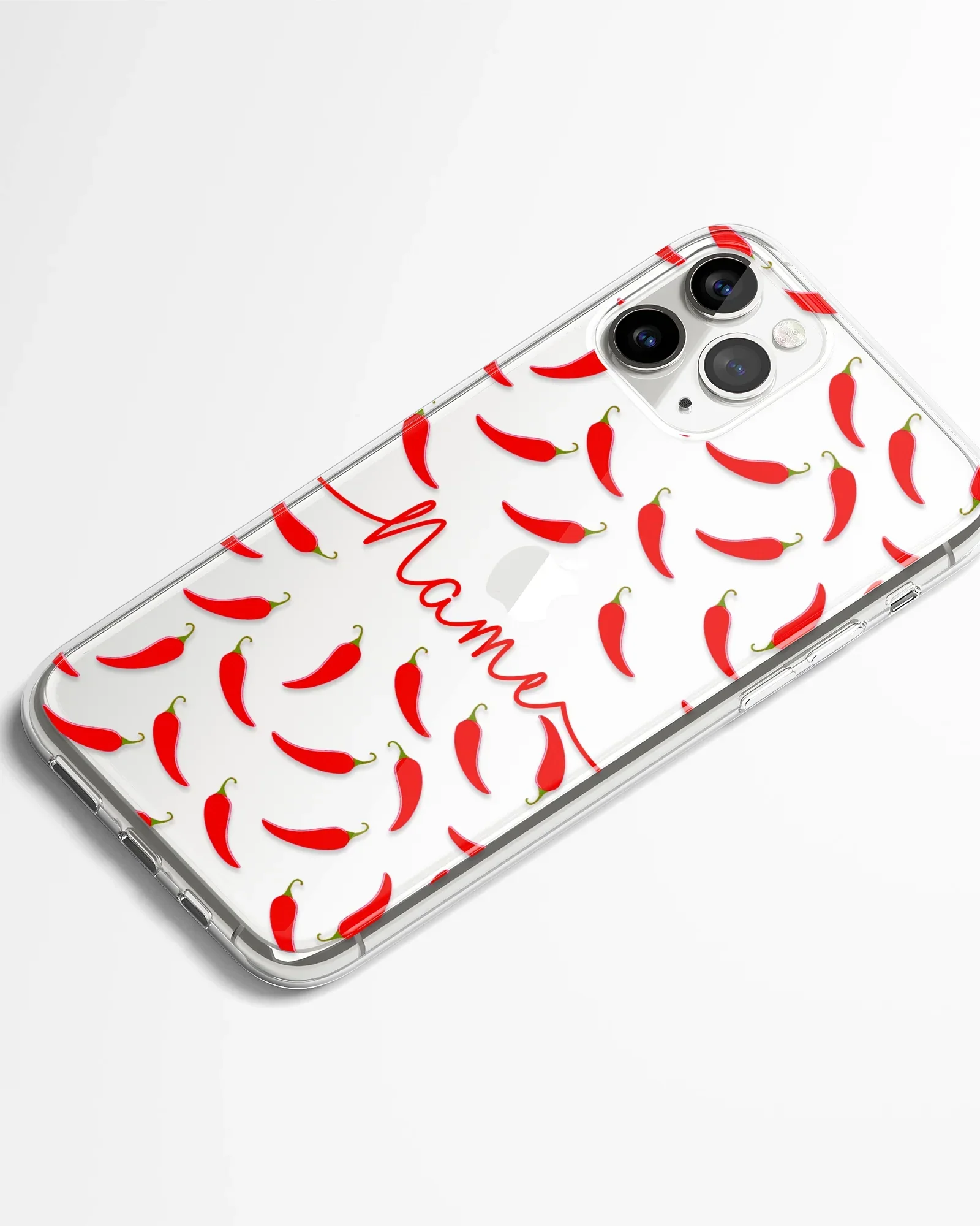 Spicy Name Transparent Silicone Phone Cover - Image 2