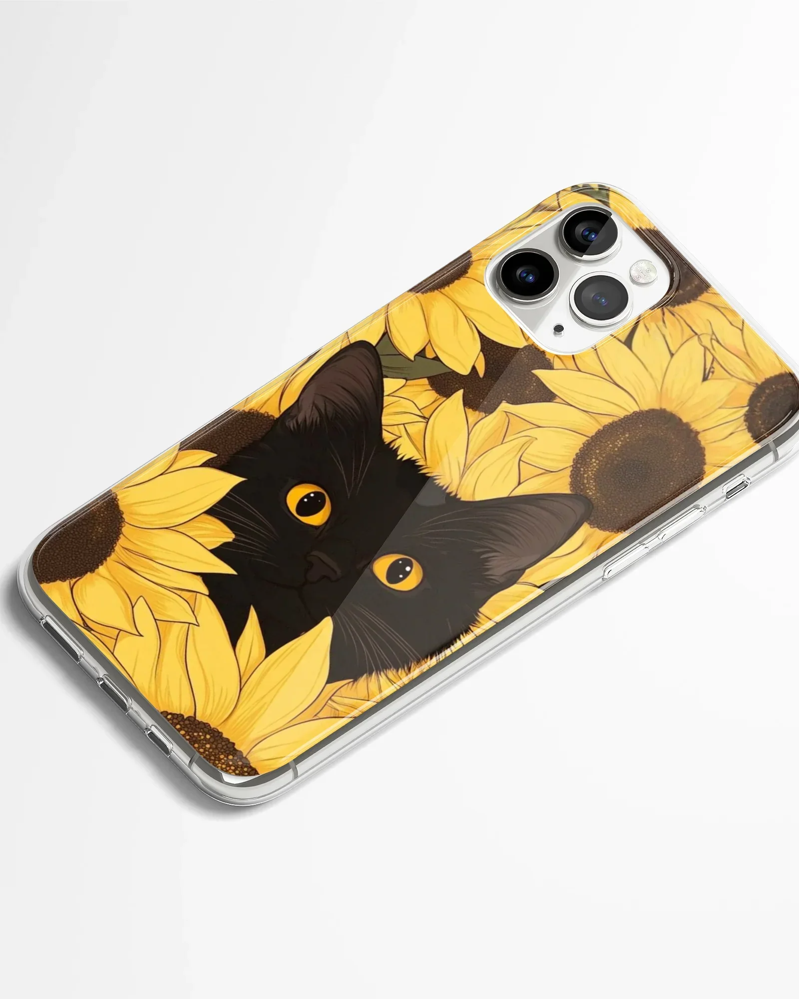 Sunflower Cat Phone Cover - Image 2
