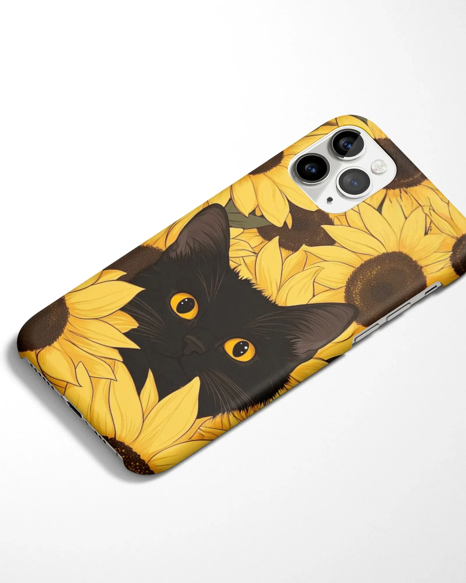 Sunflower Cat Phone Cover - Image 4