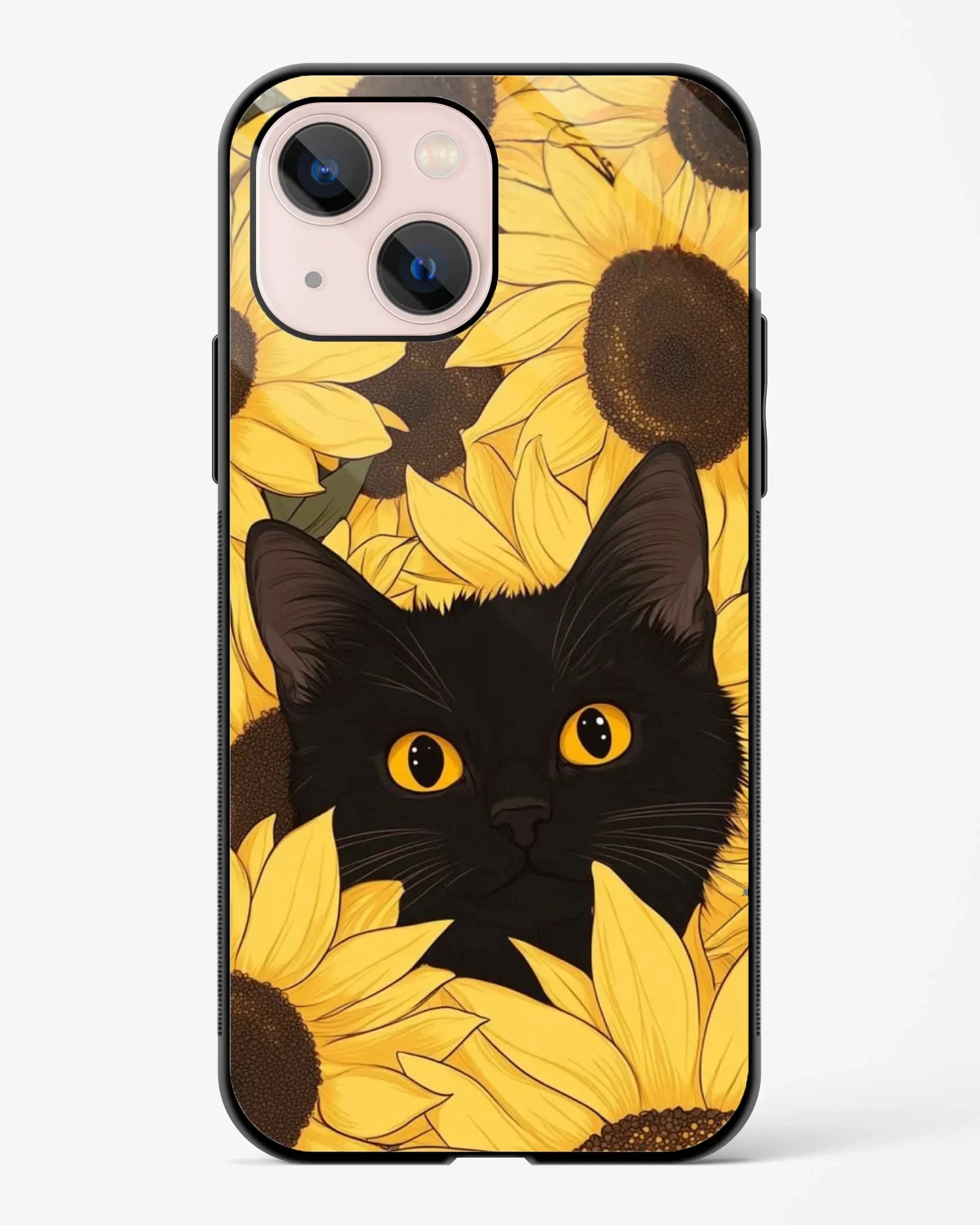 Sunflower Cat Phone Cover - Image 5