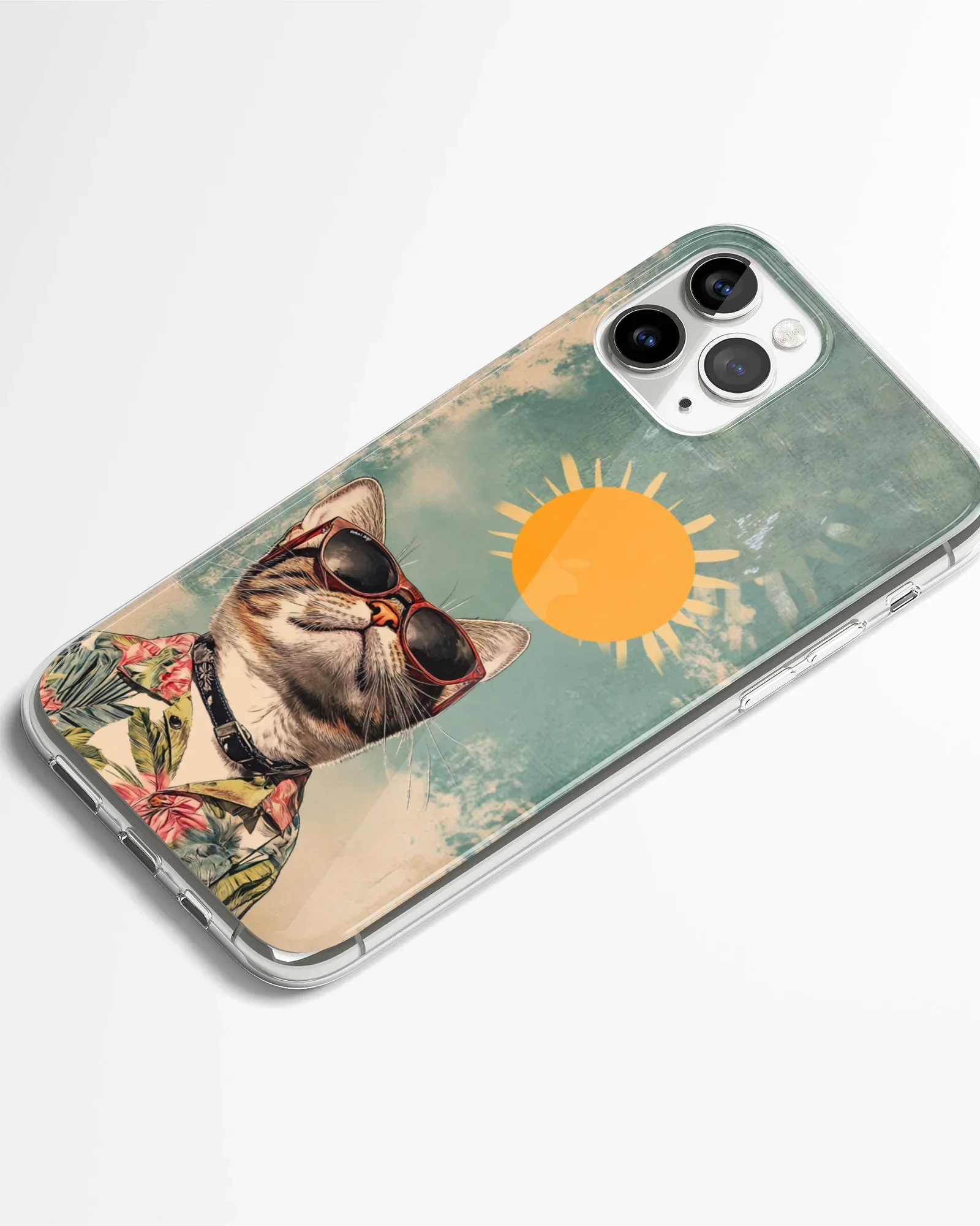 Sunny Vibes Cat Phone Cover - Image 2