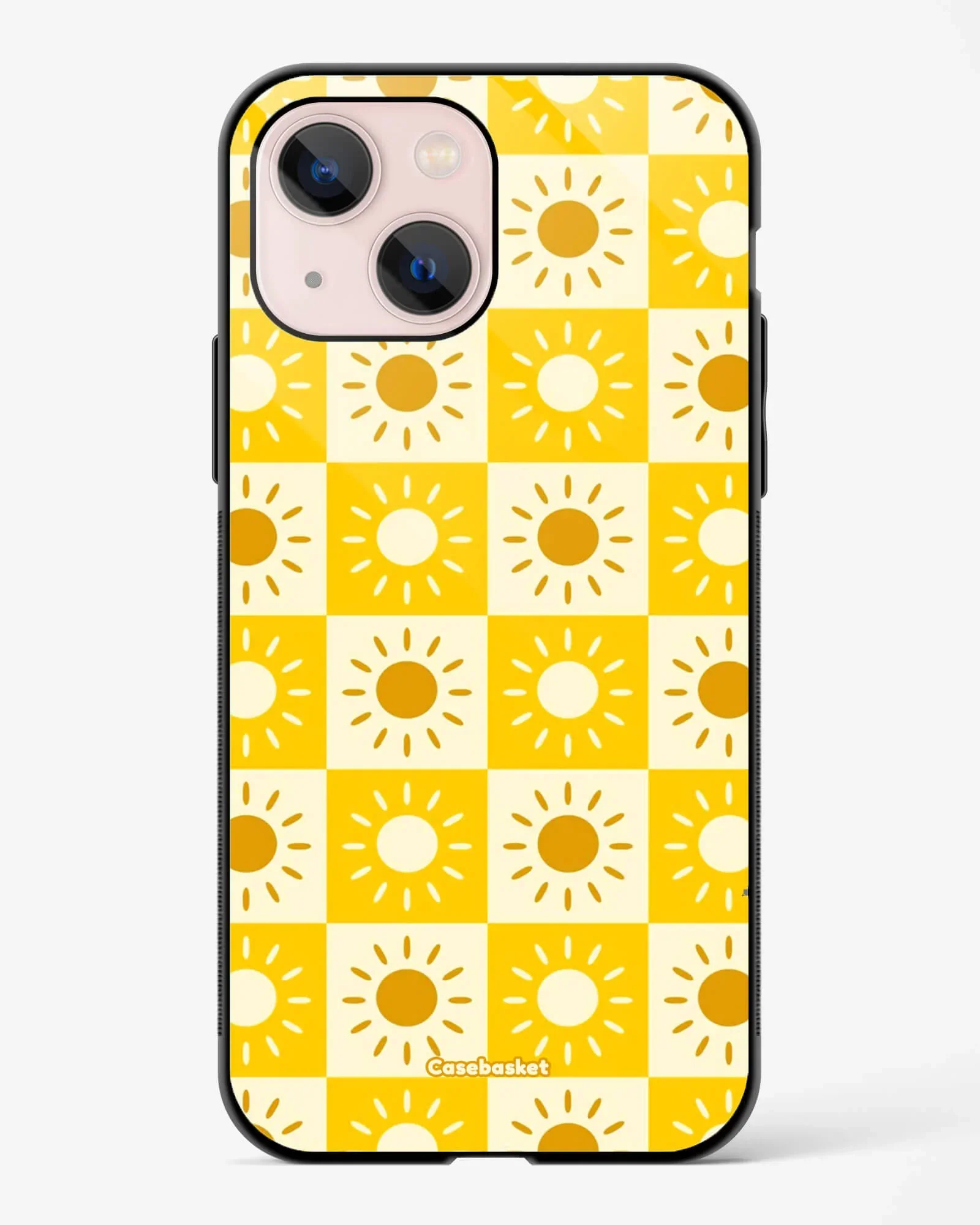 Sunny Vibes Checkerboard Phone Cover - Image 5