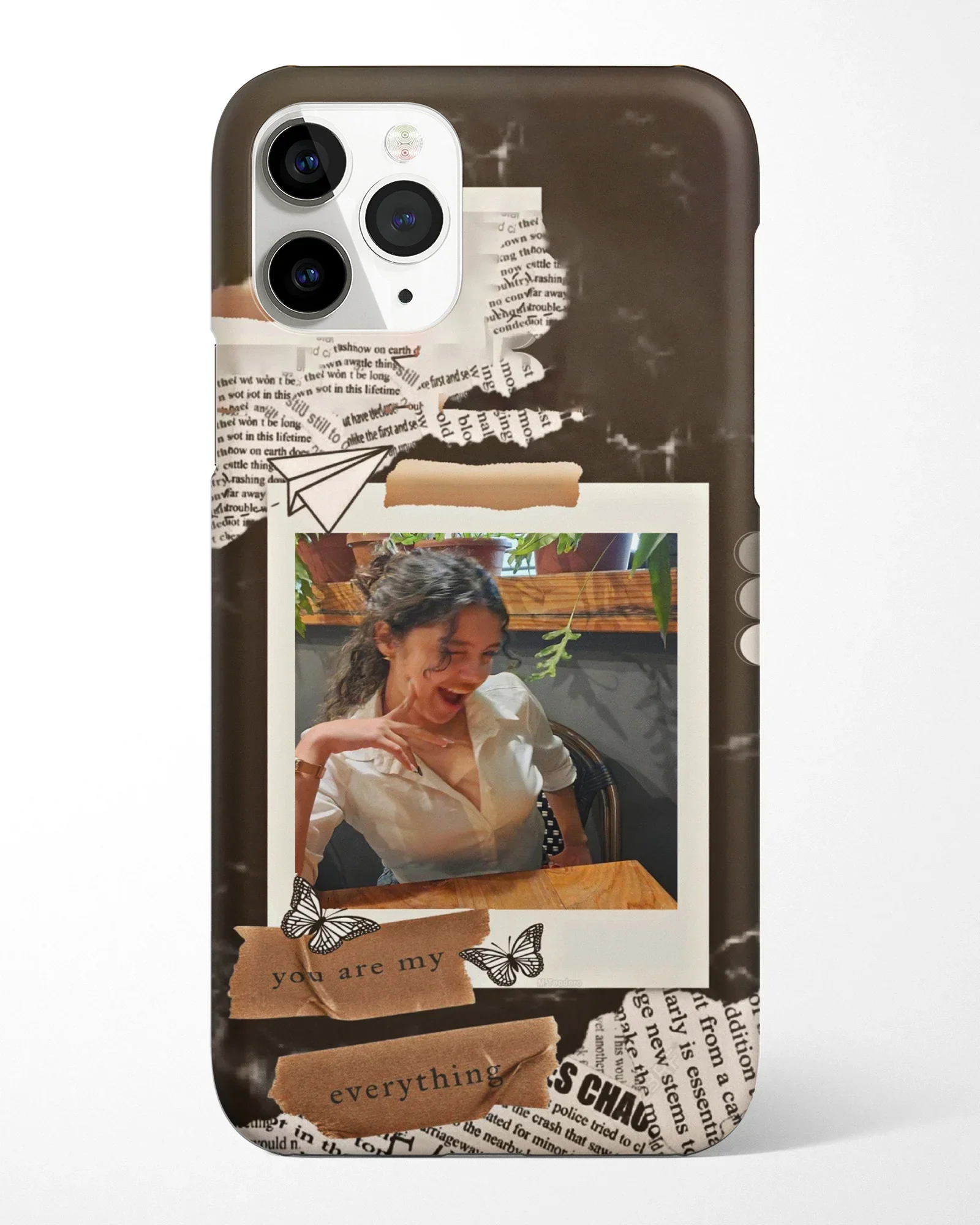 Sweet Brown Polaroid Phone Cover - Image 3