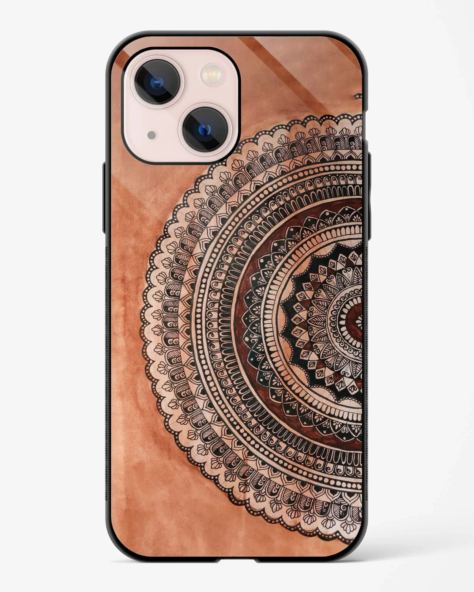 Terracotta Mandala Phone Cover - Image 5