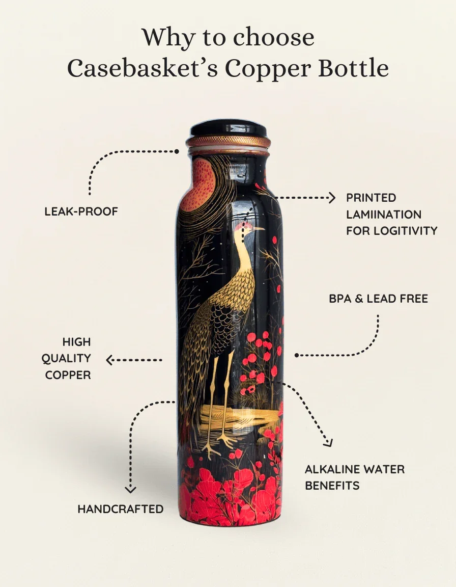 The Oriental Dawn Copper Bottle - Image 4