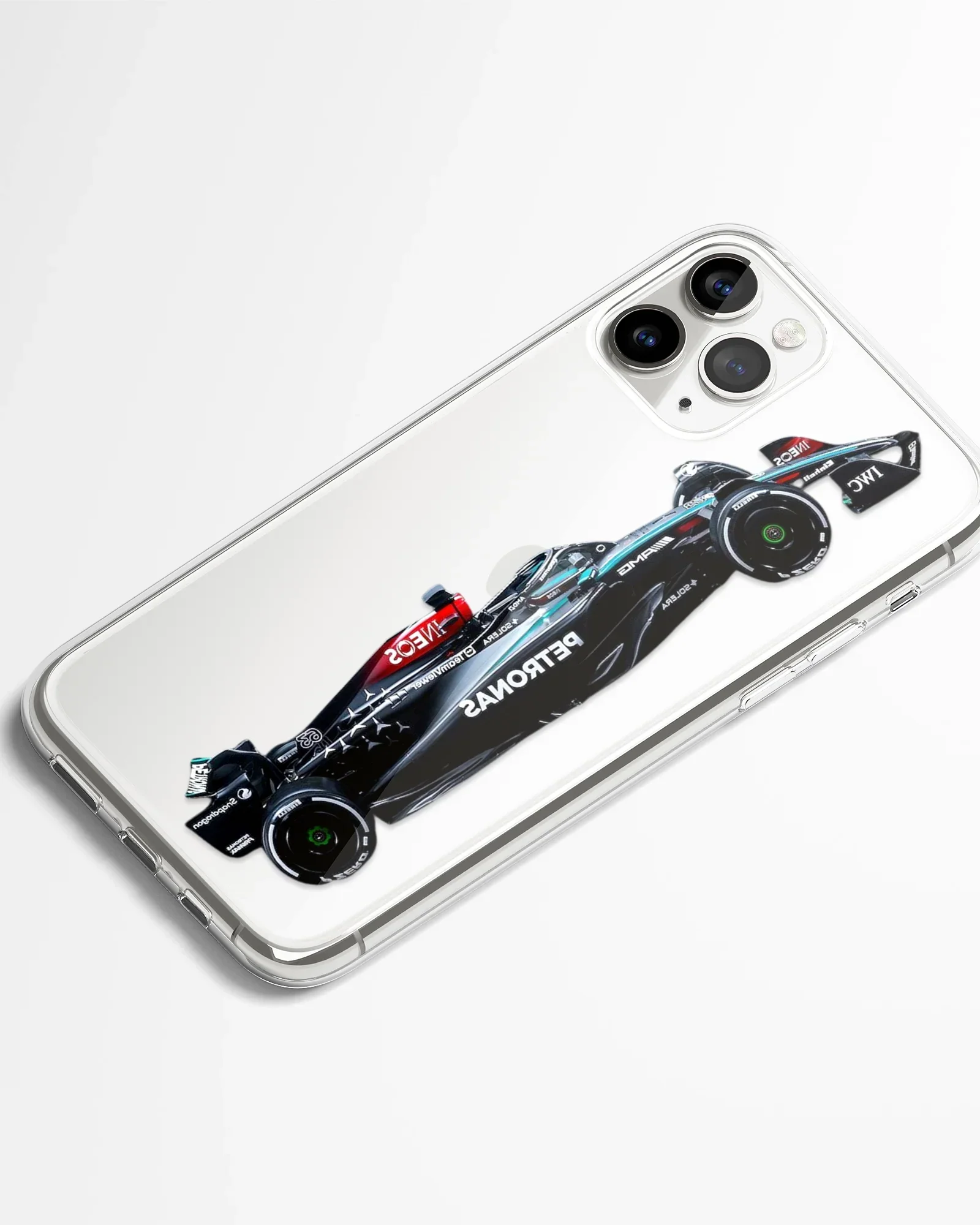 Track Sovereign Transparent  Silicone Phone Cover - Image 2