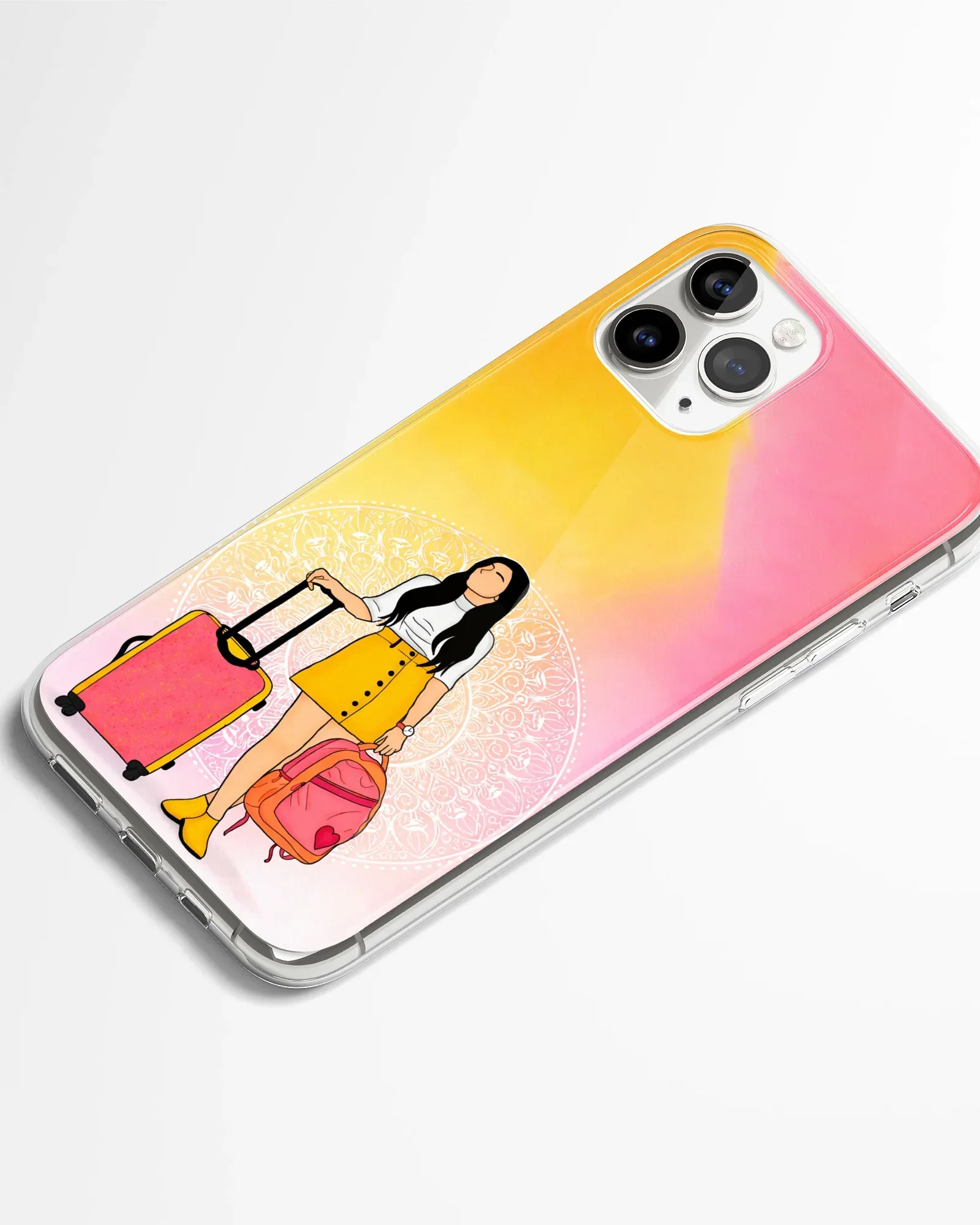 Travel Babe Mandala Phone Cover - Image 2