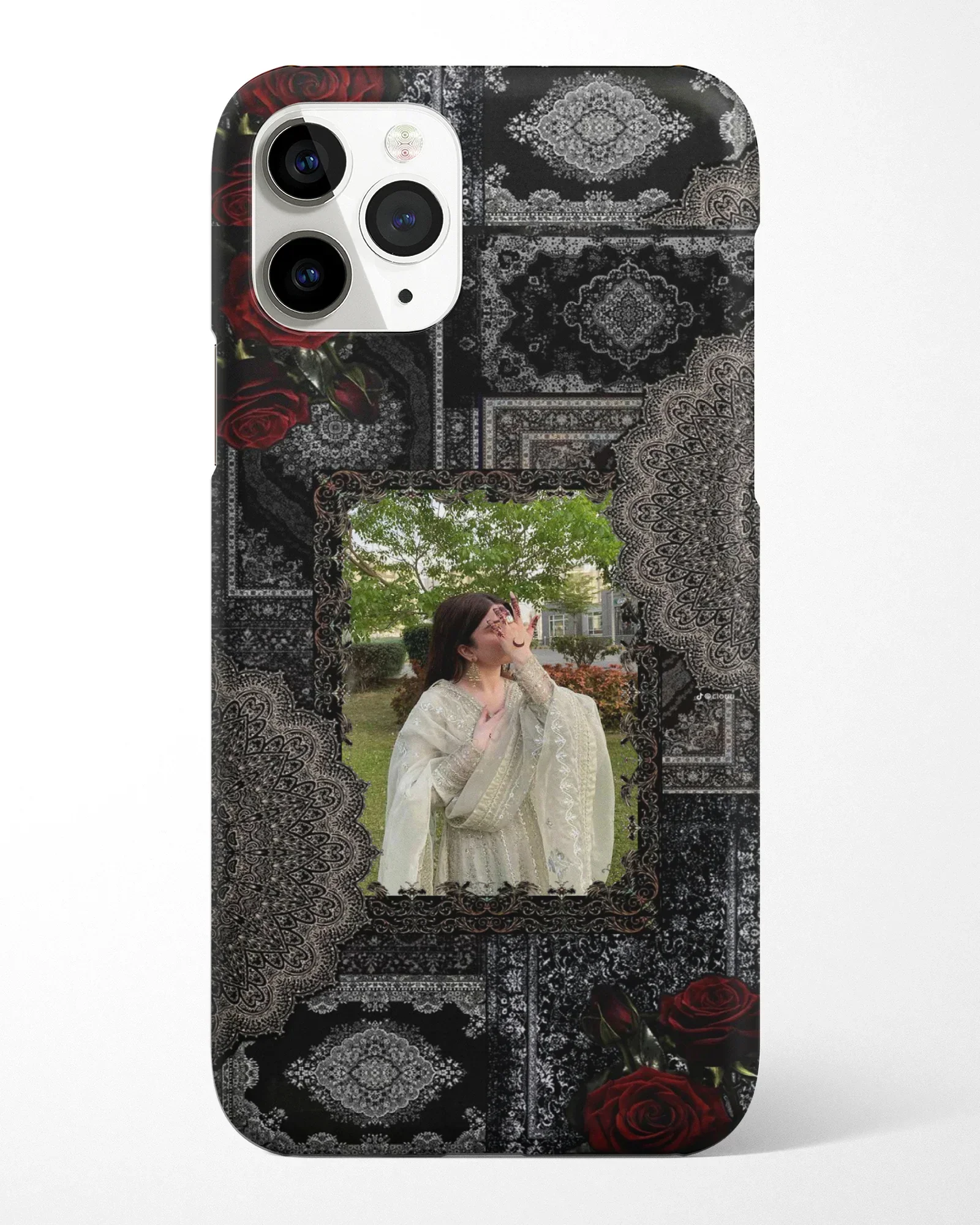 Velvet Noir Polaroid Phone Cover - Image 3