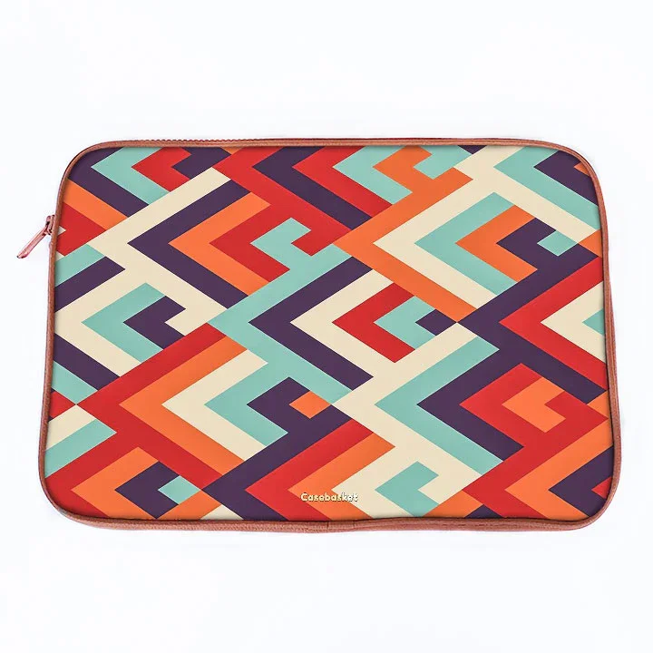 Vibrant Fusion Print Laptop Sleeve - Image 14