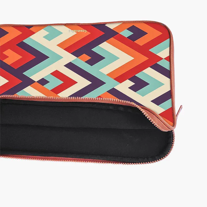 Vibrant Fusion Print Laptop Sleeve - Image 17