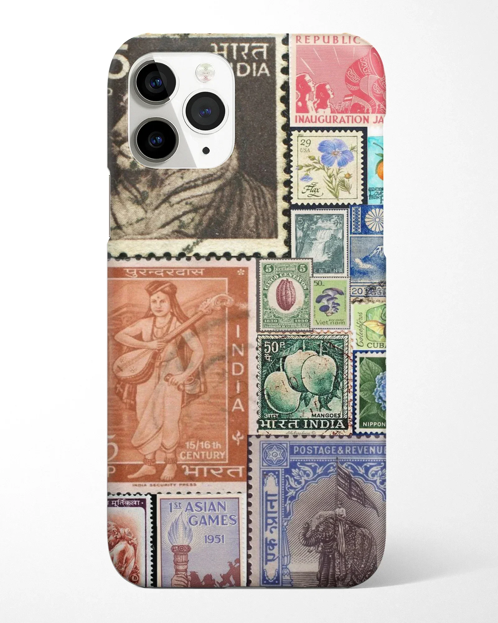 Vintage Desi Stamp Phone Cover - Image 3