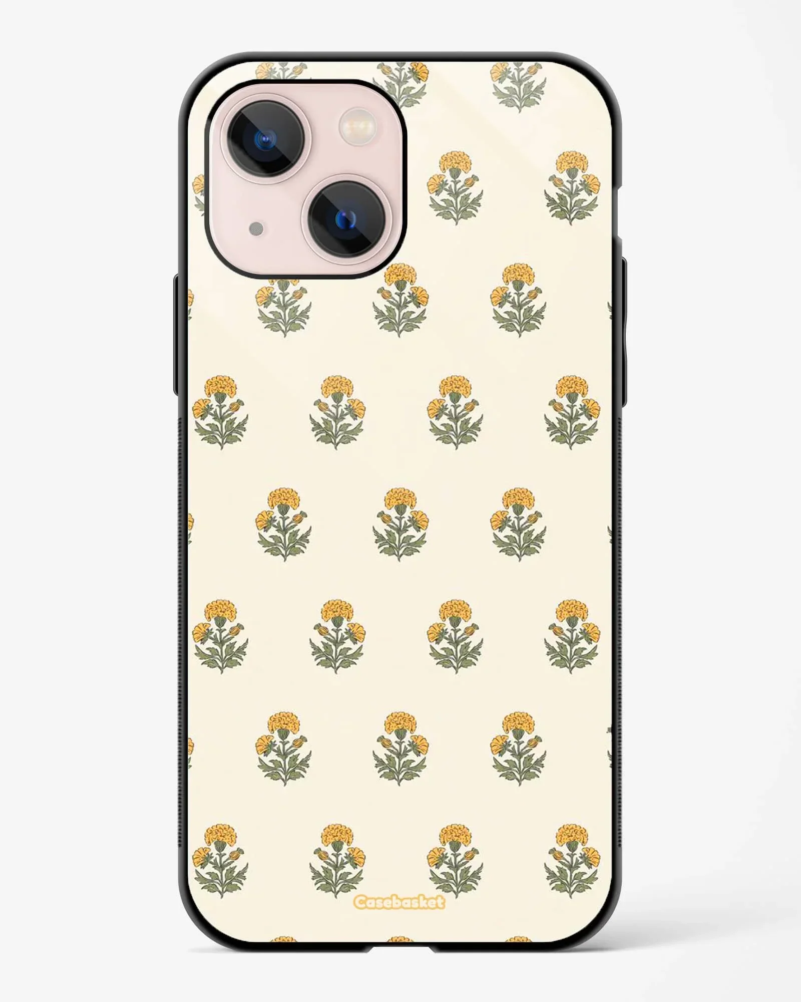 Vintage Marigold Floral Print Phone Cover - Image 5