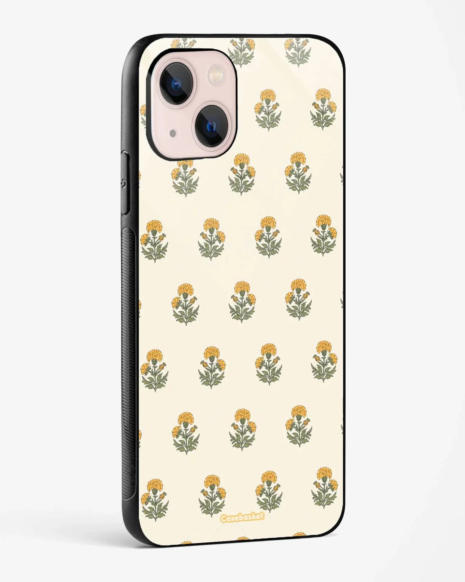 Vintage Marigold Floral Print Phone Cover - Image 6