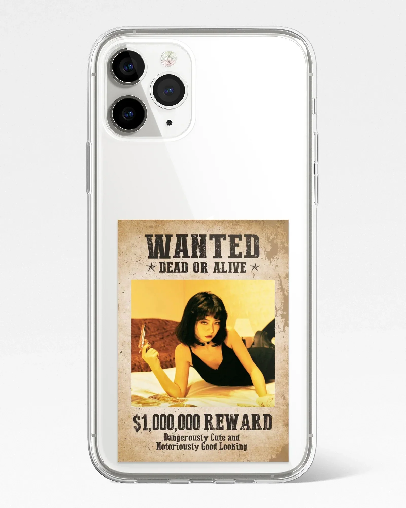 Wanted Polaroid Frame Transparent Silicone Cover