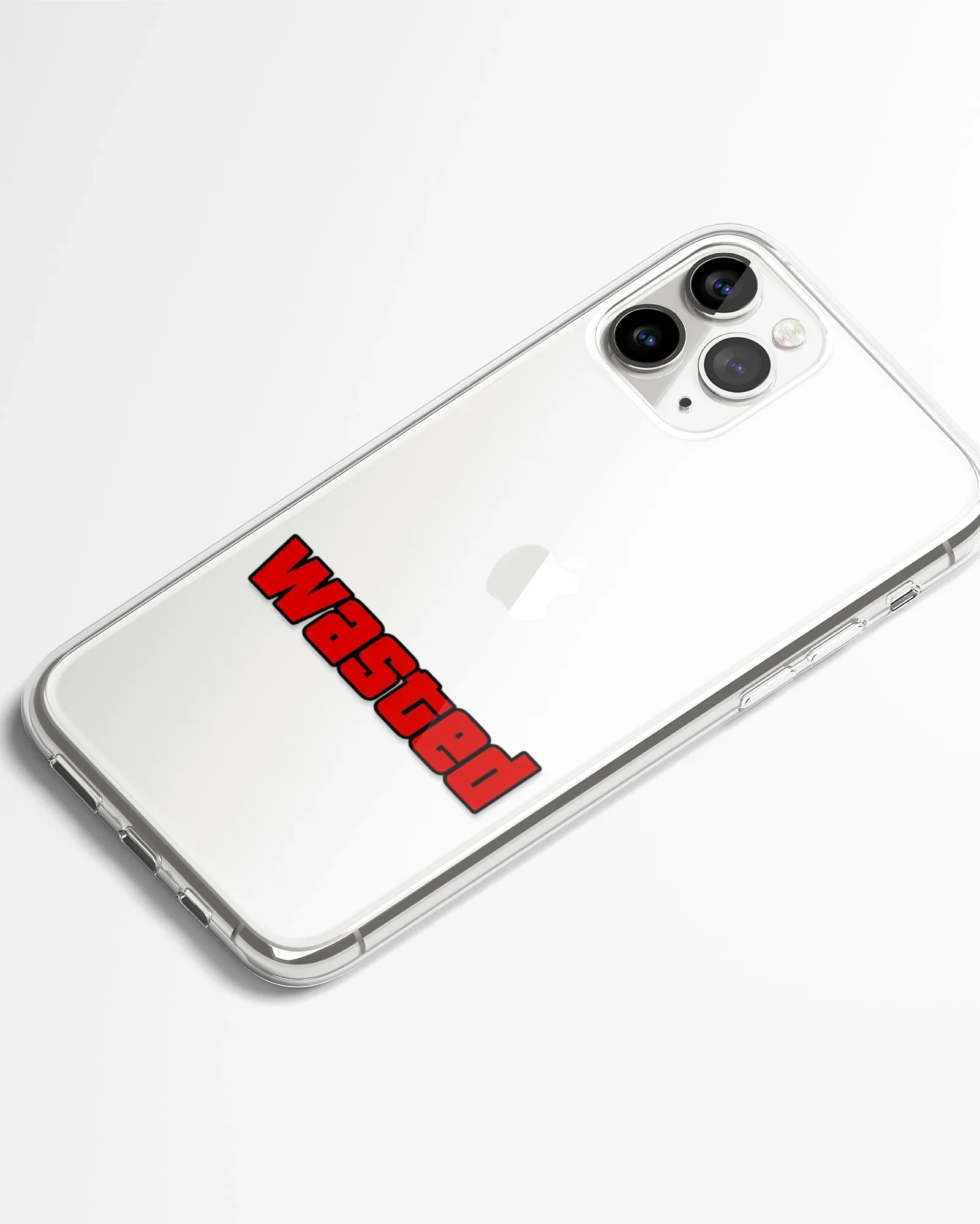 Wasted Transparent Phone Cover - Image 2