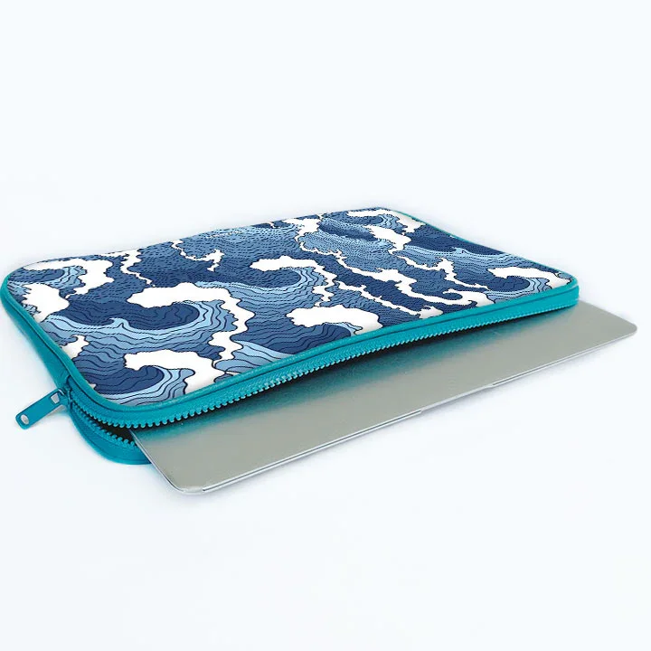 Wave Whispers Print Laptop Sleeve - Image 10