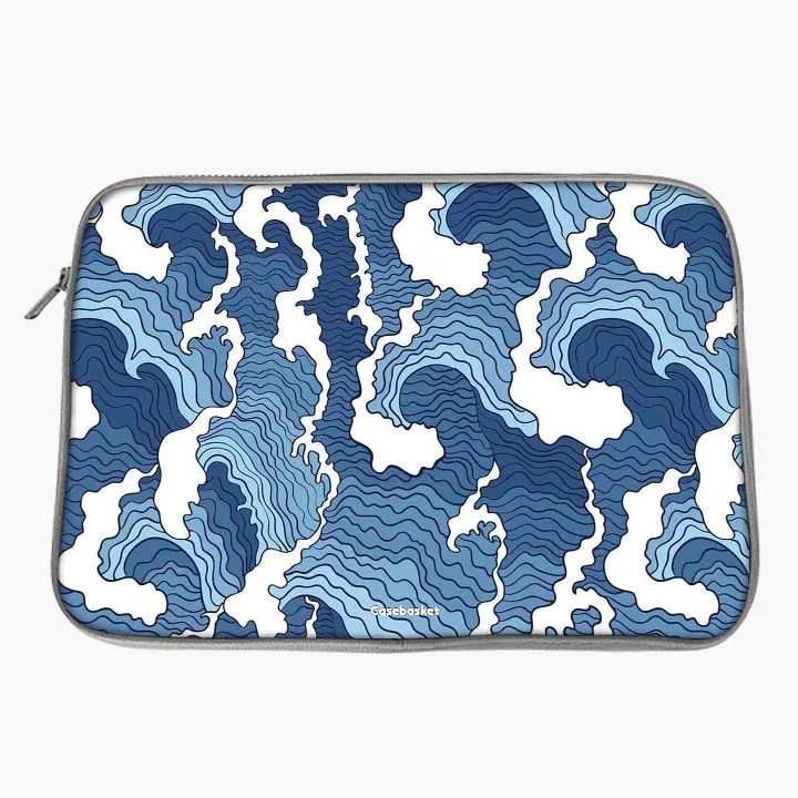 Wave Whispers Print Laptop Sleeve - Image 19