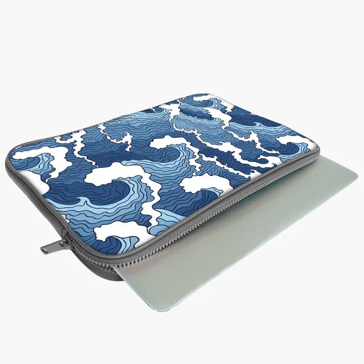 Wave Whispers Print Laptop Sleeve - Image 20