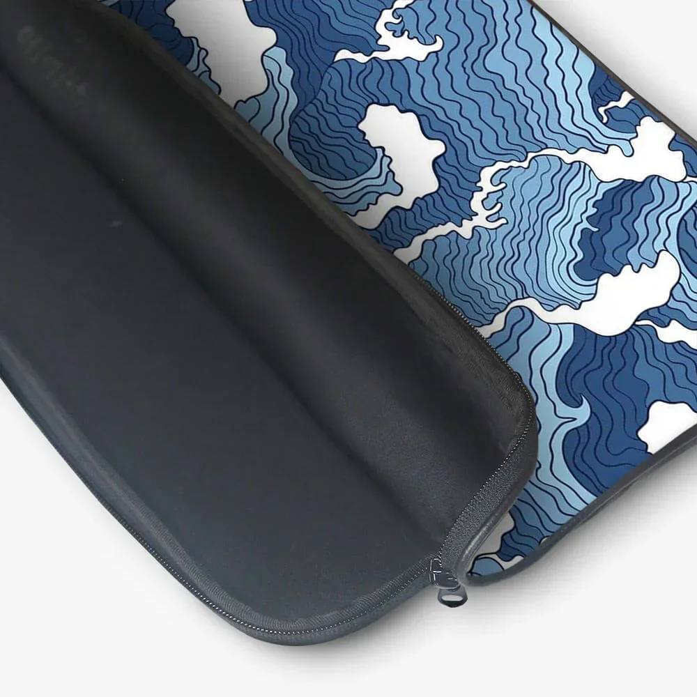 Wave Whispers Print Laptop Sleeve - Image 3