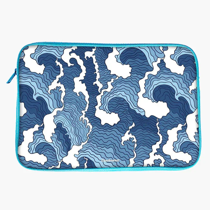 Wave Whispers Print Laptop Sleeve - Image 9