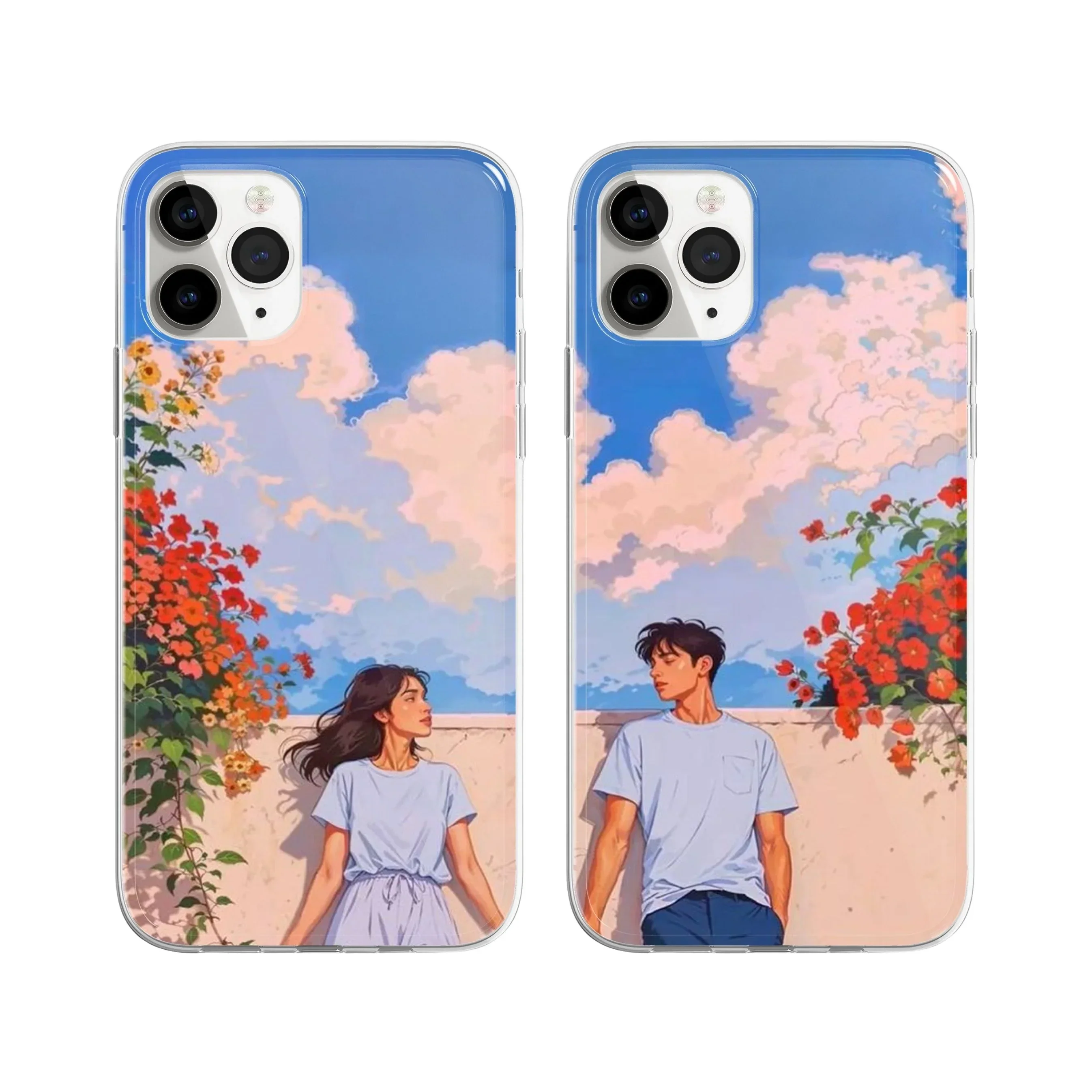 You on My Horizon Couple Phone Cover - Image 2