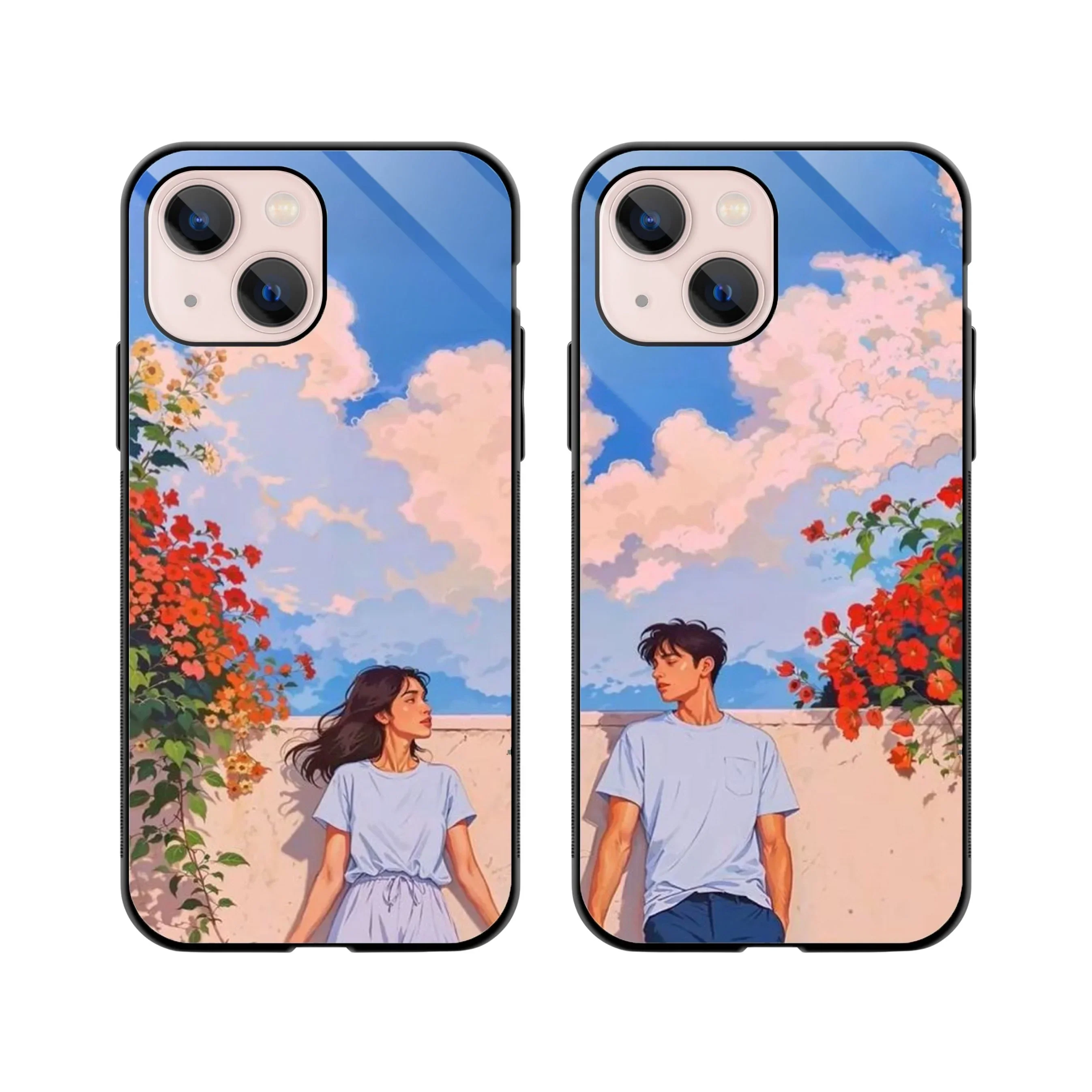 You on My Horizon Couple Phone Cover - Image 3